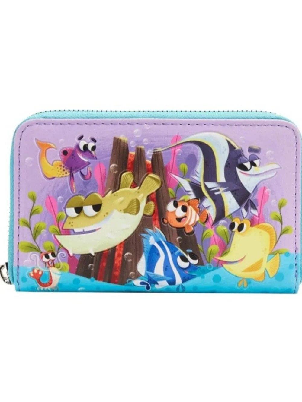 Loungefly Disney Pixar Moments Finding Nemo Fish Tank Zipper Wallet NWT